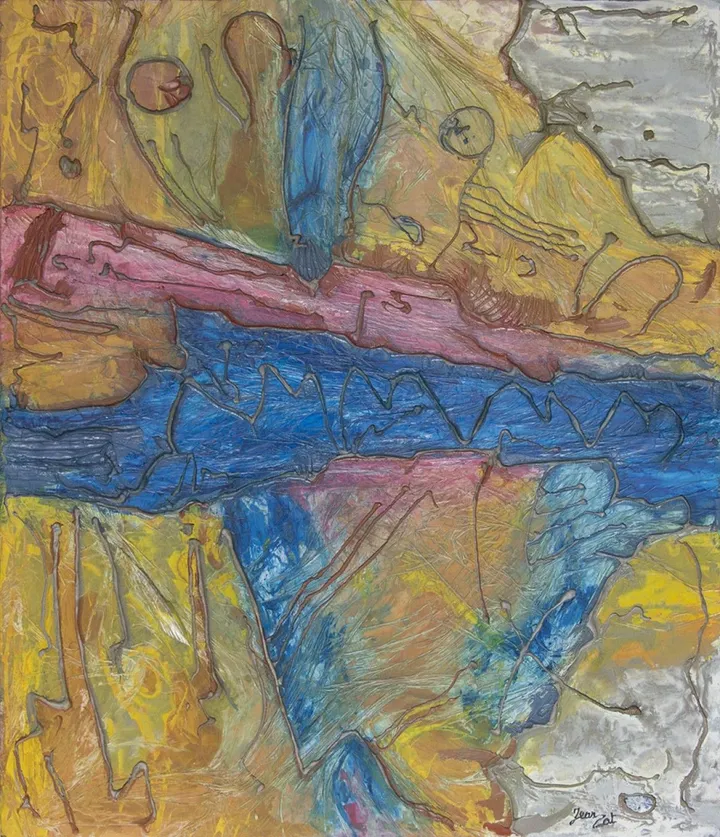 Blue Slice, artwork by Jean-Luc Zattara