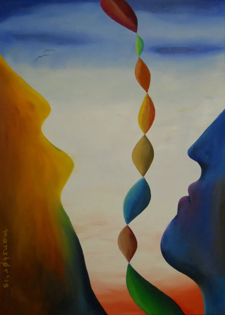 Gazing into the Unknown, artwork by Manolis Stratakis