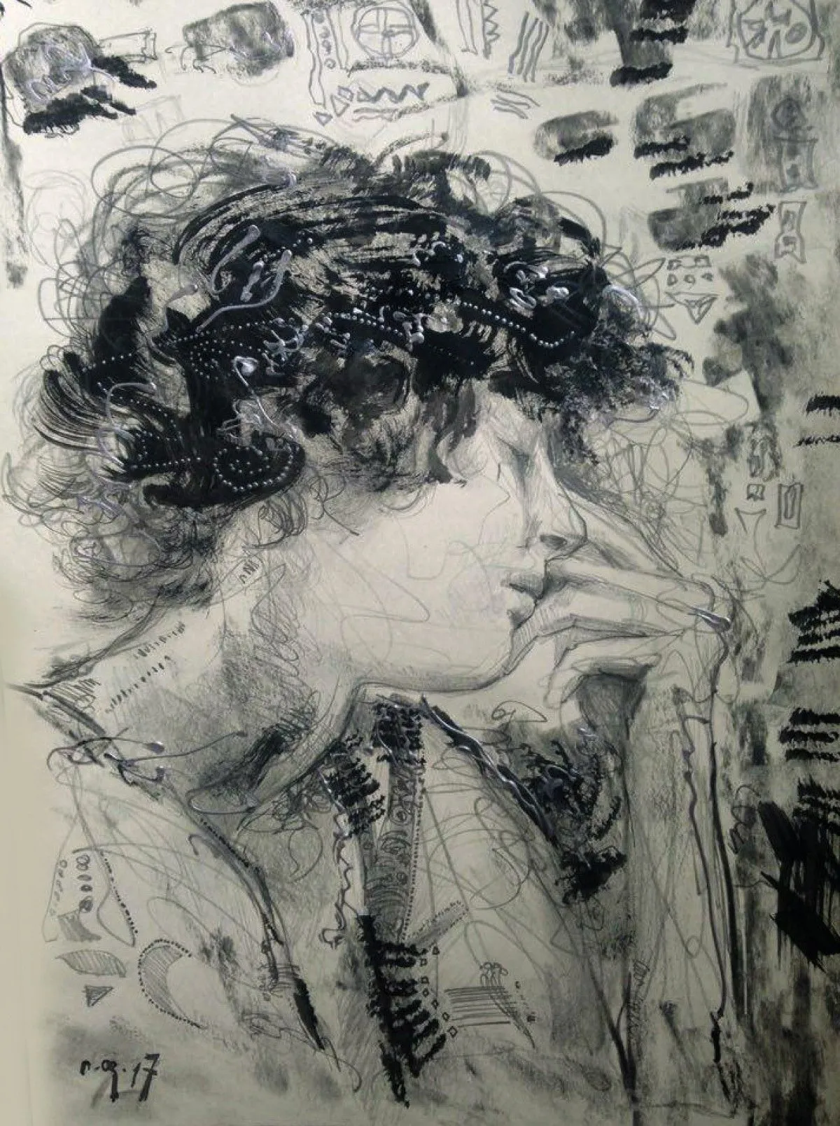 "salomea", artwork by Iliko Popkhadze