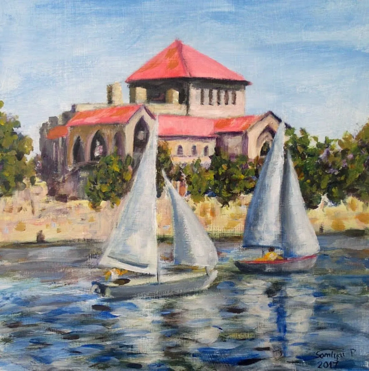 Tatai vár, œuvre de Peter Somlyai