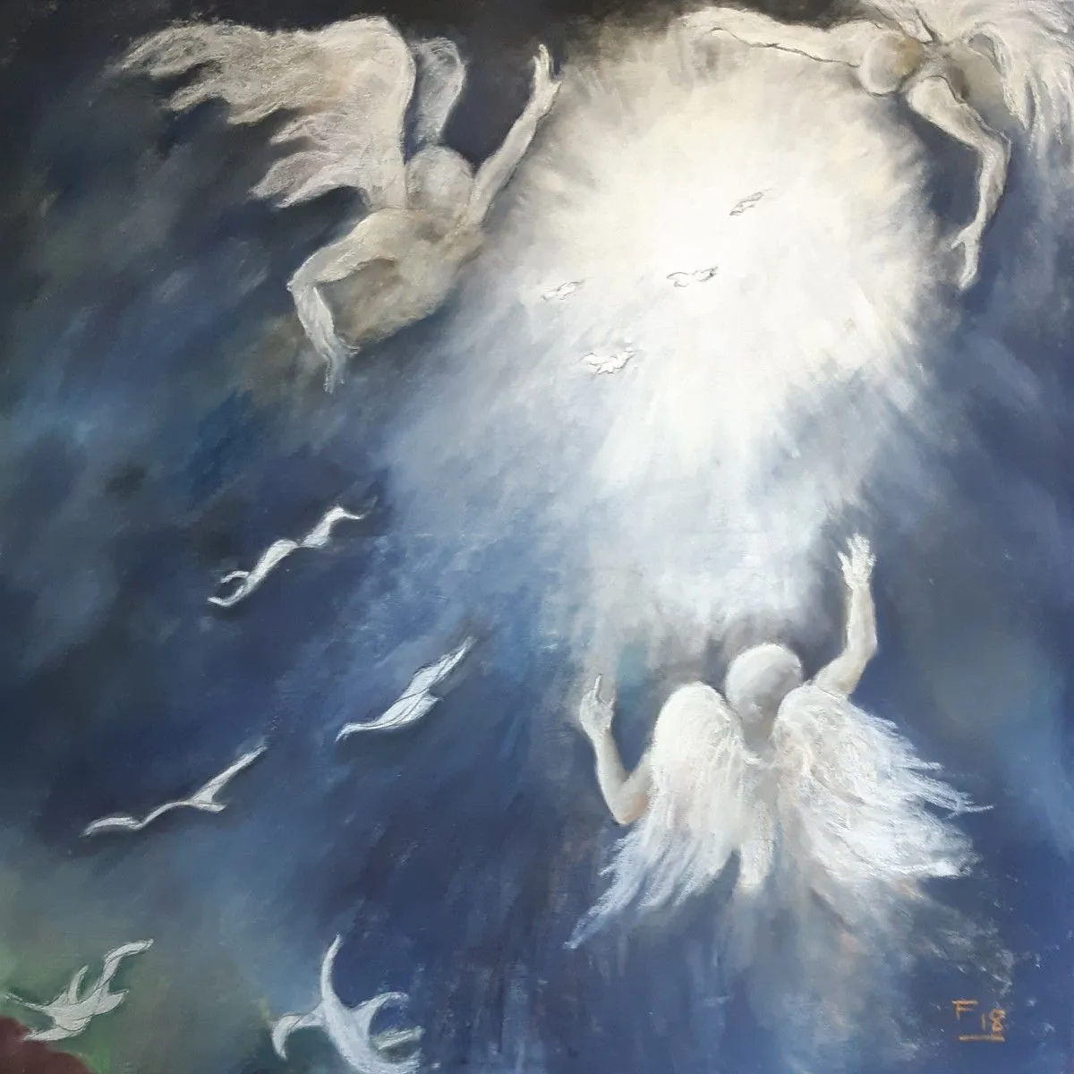 L'envol des prières, œuvre de Fabienne Le Corvaisier