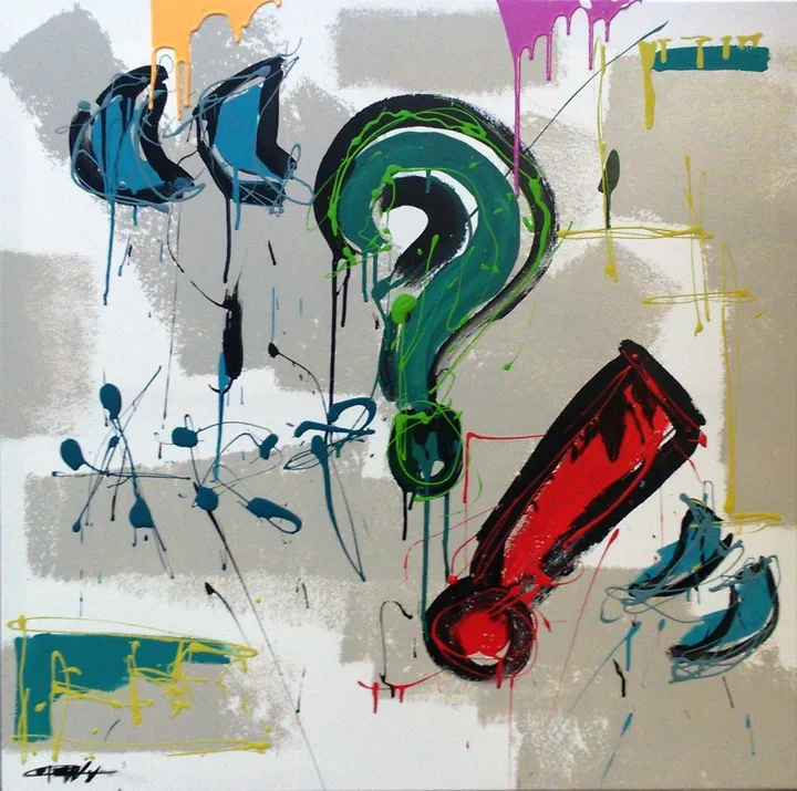 Ponctuation, œuvre de Gabriel Angelo