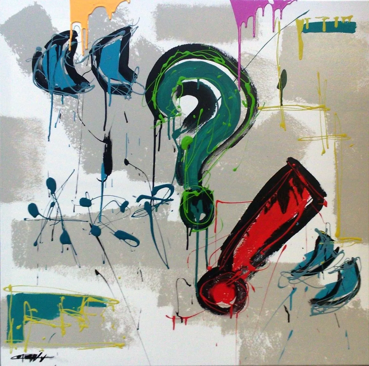 Ponctuation, artwork by Gabriel Angelo