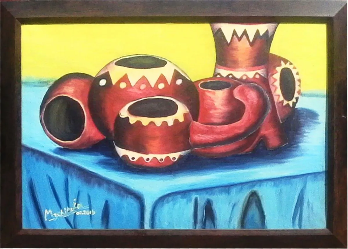 Amakhamba, artwork by Muzi Ndzondo