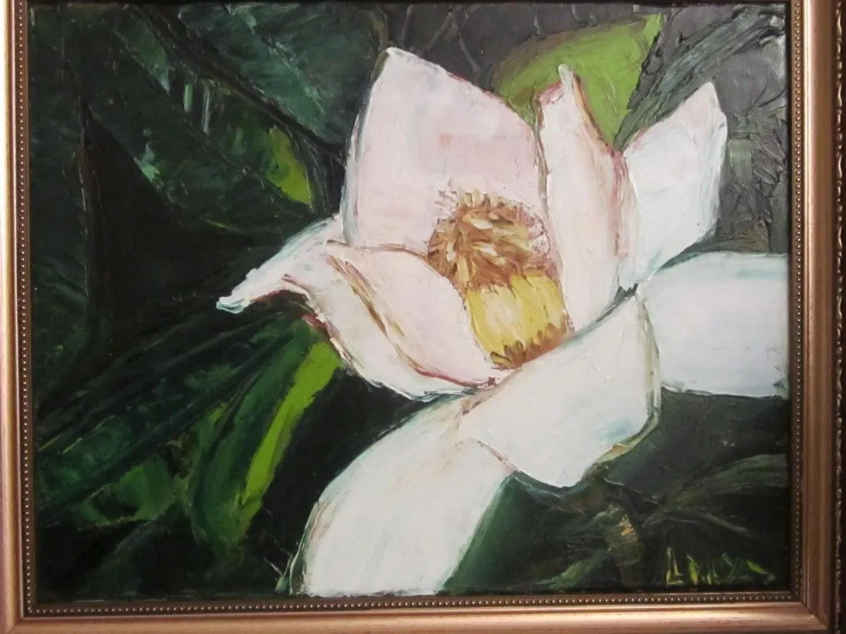 Magnolia flower, œuvre de Ligia Moya