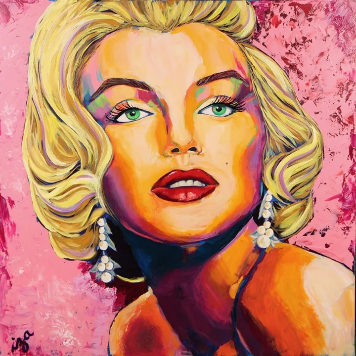 Marilyn, œuvre de Isabelle Castilloux