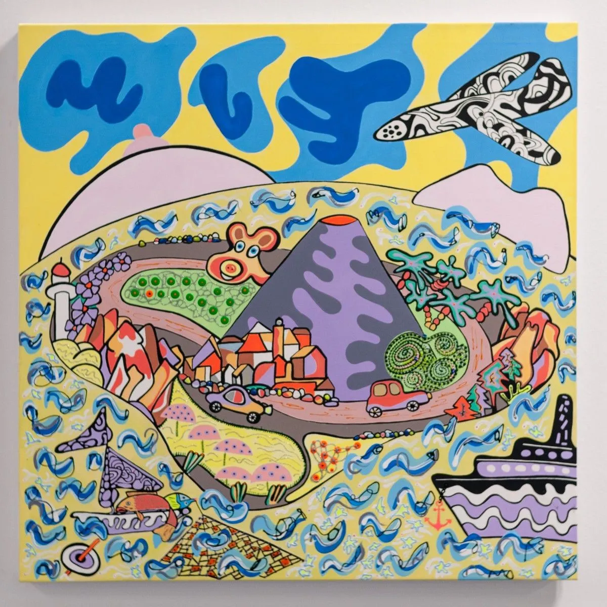 La isla, artwork by Lev Budin