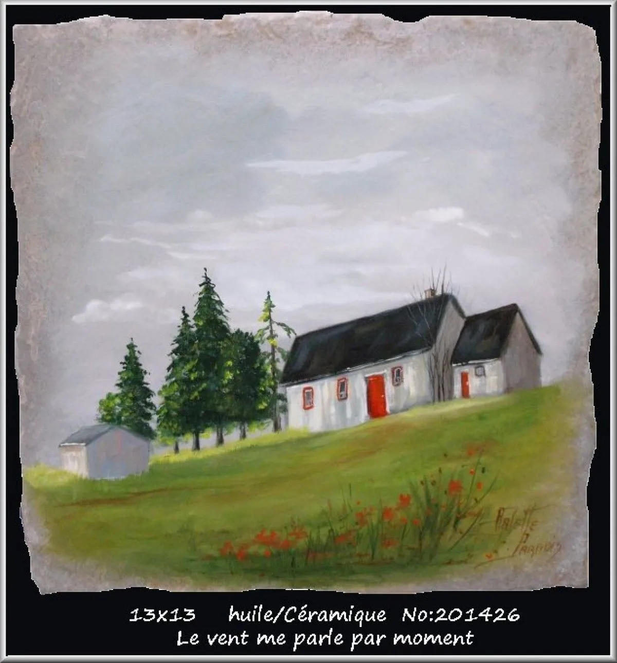 Le vent me parle par moment, artwork by Arlette Paradis