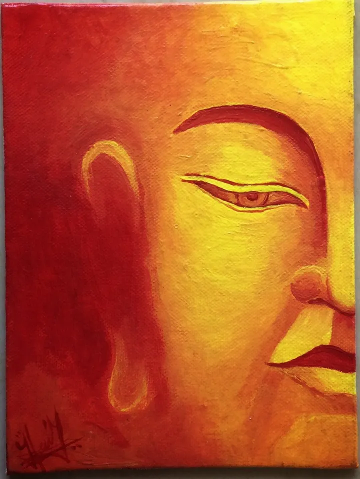 Nirvana- The divine state and ultimate destination of soul., œuvre de Henan Maliyakkal