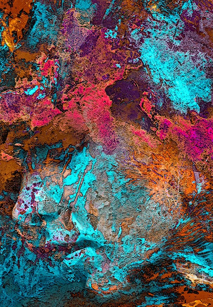 [PORTRAIT SERIES - Synesthesia]   2017 -0959-8   50 x 72 cm, artwork by Ali Aslan