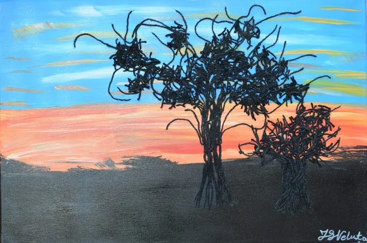 Sunset, œuvre de Neluta Staicut