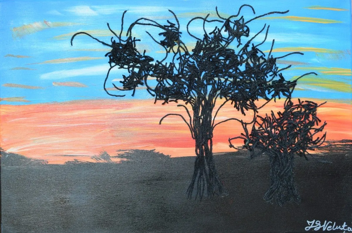 Sunset, œuvre de Neluta Staicut