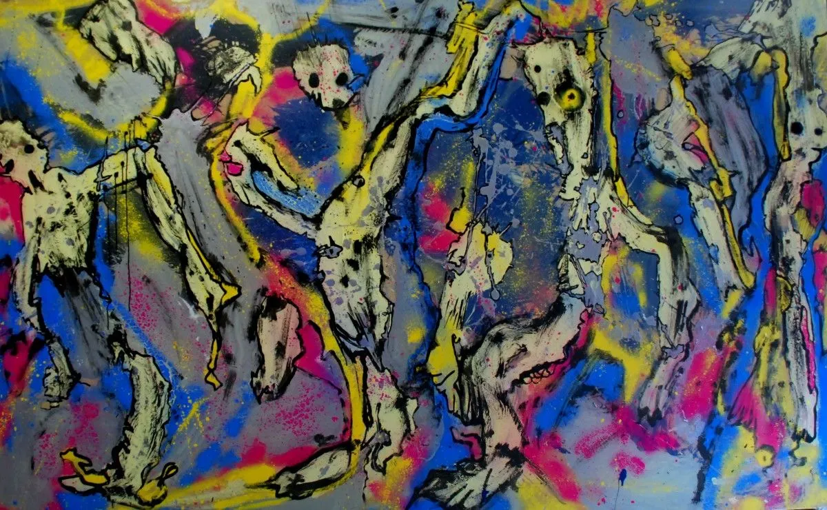 Danse avec les Fous 2, œuvre de Neuro Bug