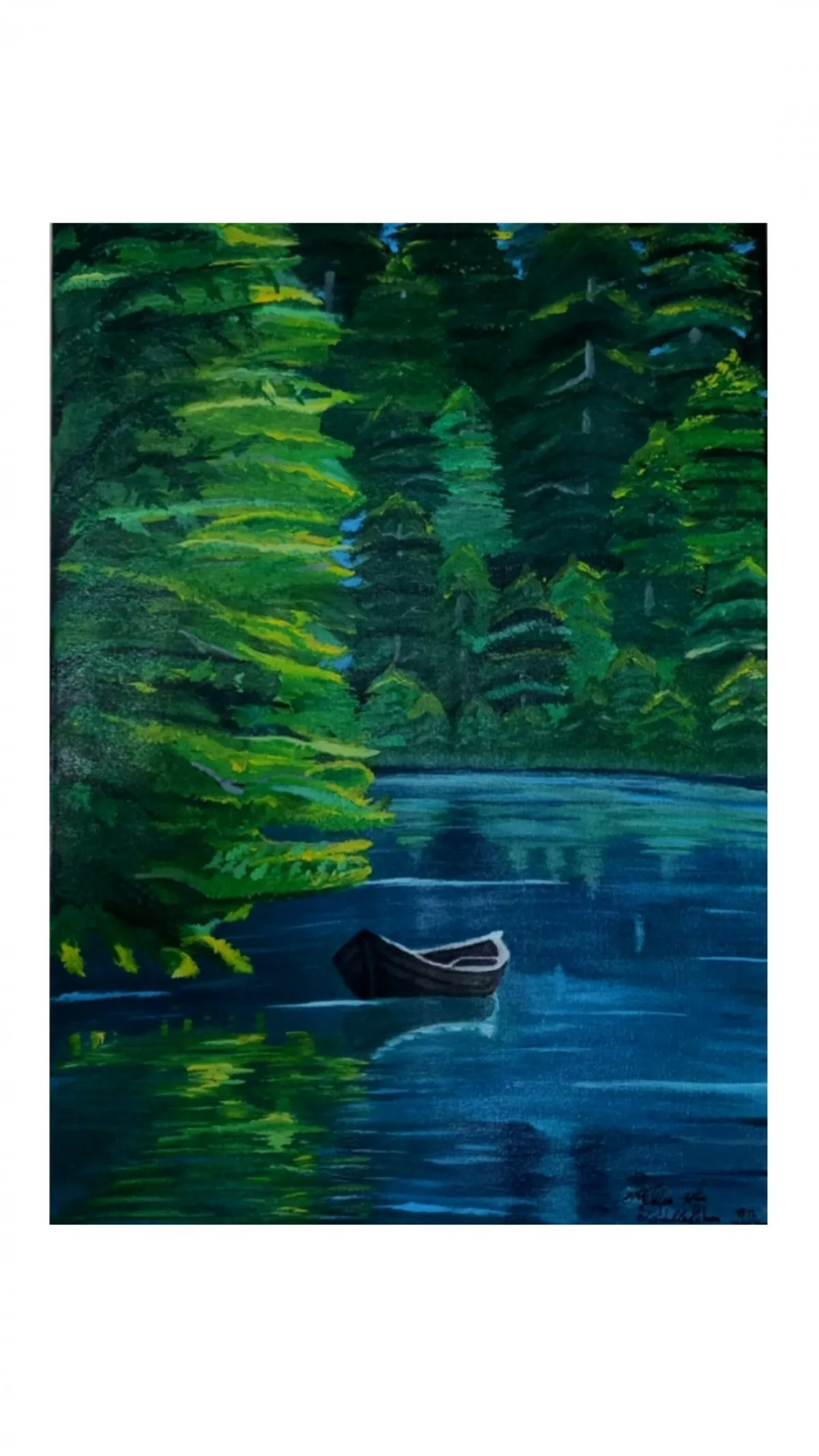 The Haven Lake, artwork by Melika Sophia Bidollahkhani