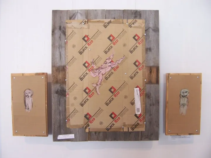 „Black Red White“, œuvre de Raims Simke