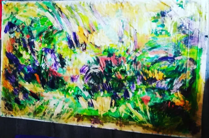 garden study 1, artwork by Suzette Swart