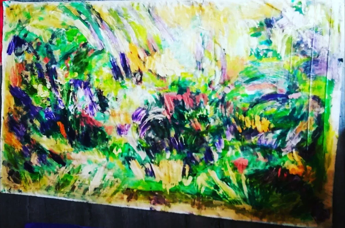 garden study 1, artwork by Suzette Swart