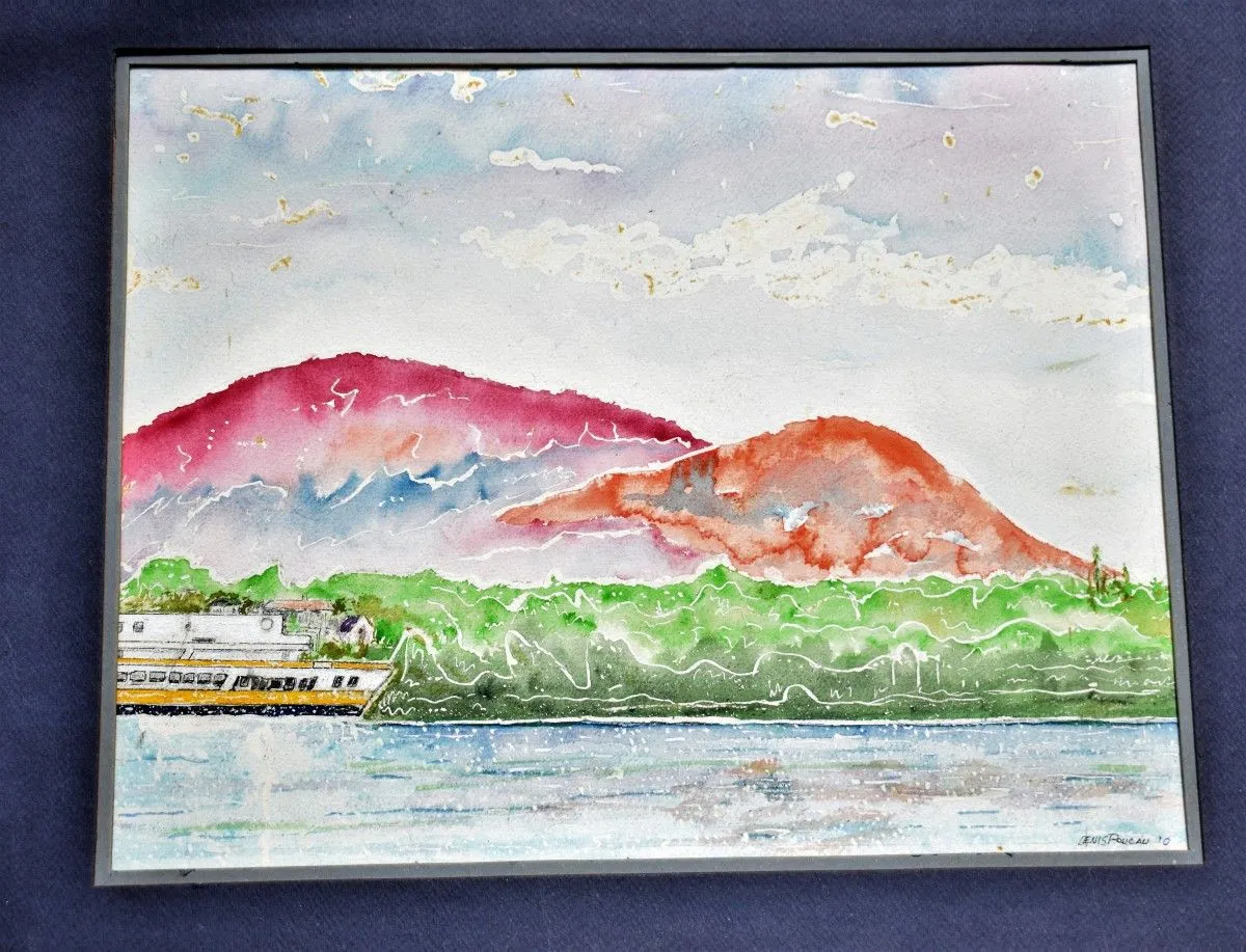 Mont Saint-hilaire, artwork by Denis Roucau