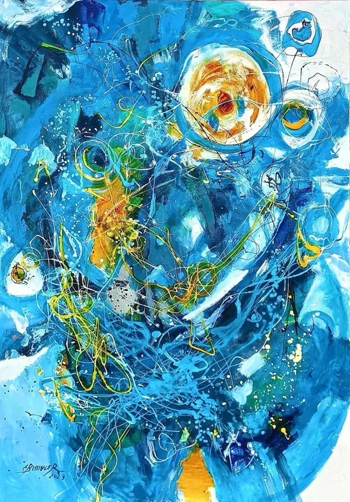 The cradle of the waters, artwork by Bissinger Elena