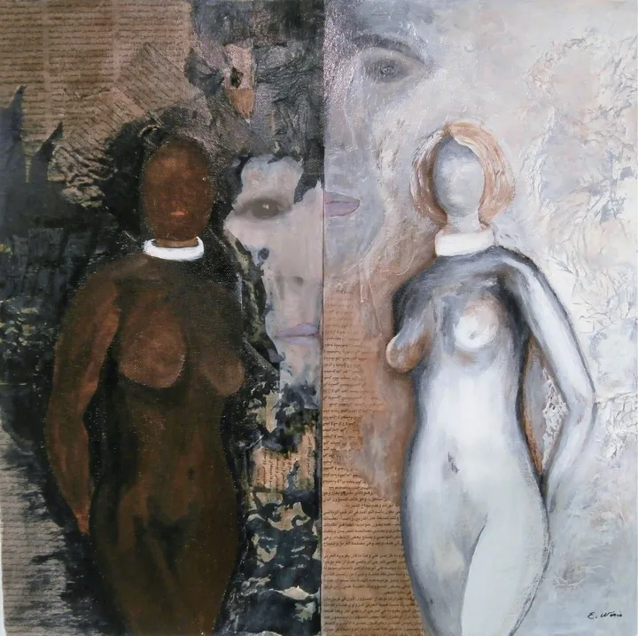 Je suis faite d'ombre et de lumière, artwork by Edith Wéris