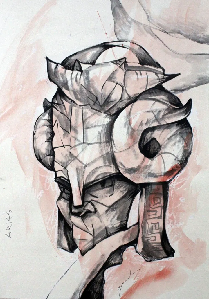 Aries, artwork by FLORIN BUCIULEAC