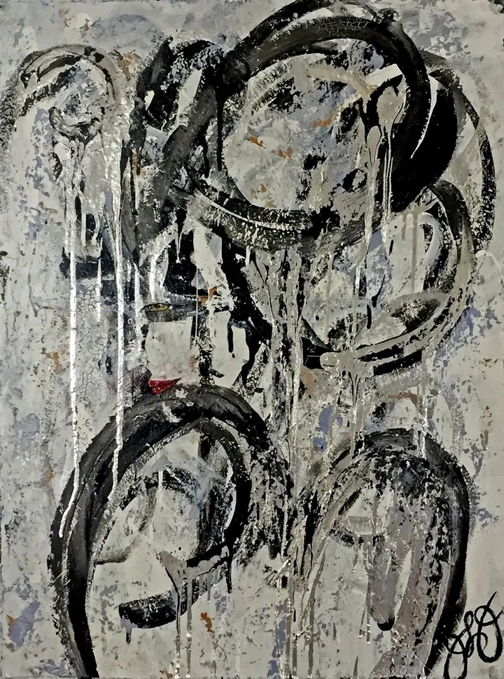 masked queen 2., artwork by Jason Lincoln Jeffers