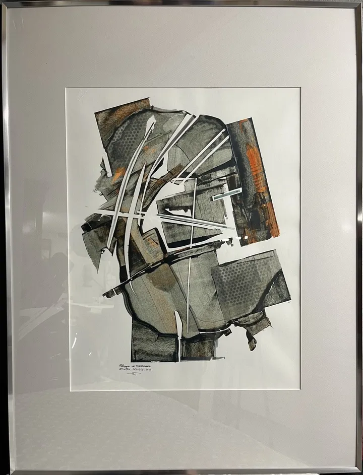 Structure 16/1959-2024, œuvre de Philippe LE TORRIELLEC