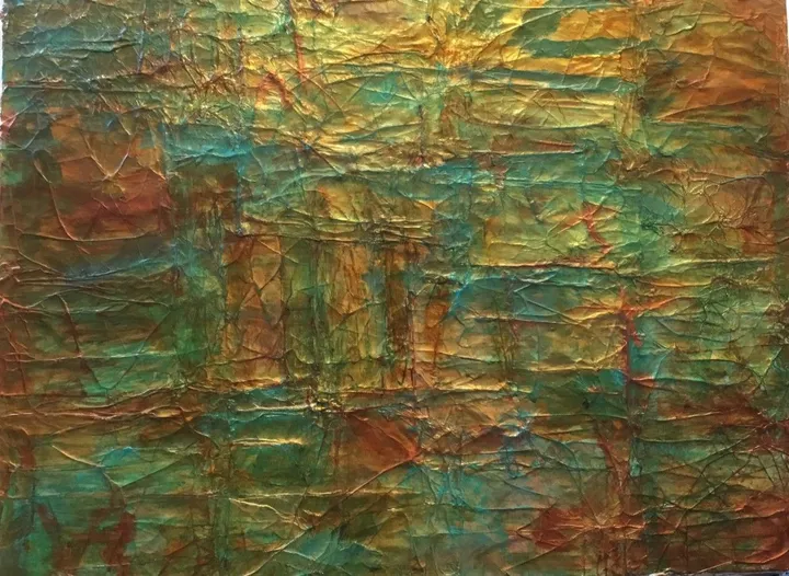 Gold finger, artwork by Ellen Shorey