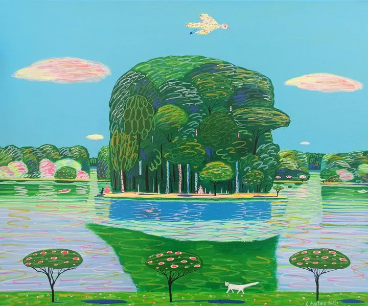 Tranquil Oasis, œuvre de Katrina Avotina