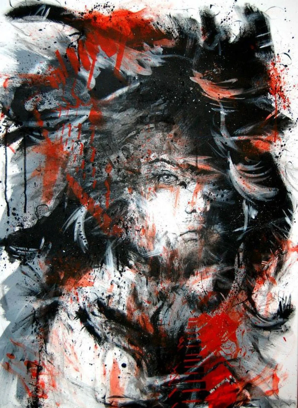 Le regard, artwork by Sheraf Prod