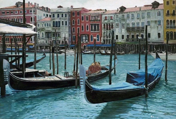 Venice summer, artwork by Misure Nien