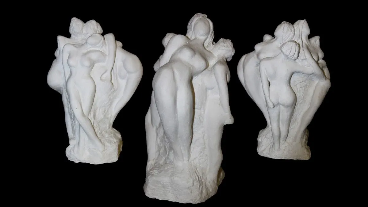 4 nymphs, œuvre de Eleni Zevgaridou
