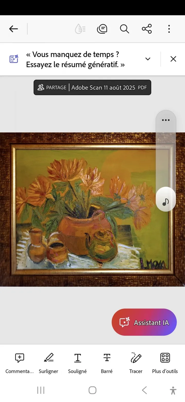 Copper pots, artwork by Ligia Moya