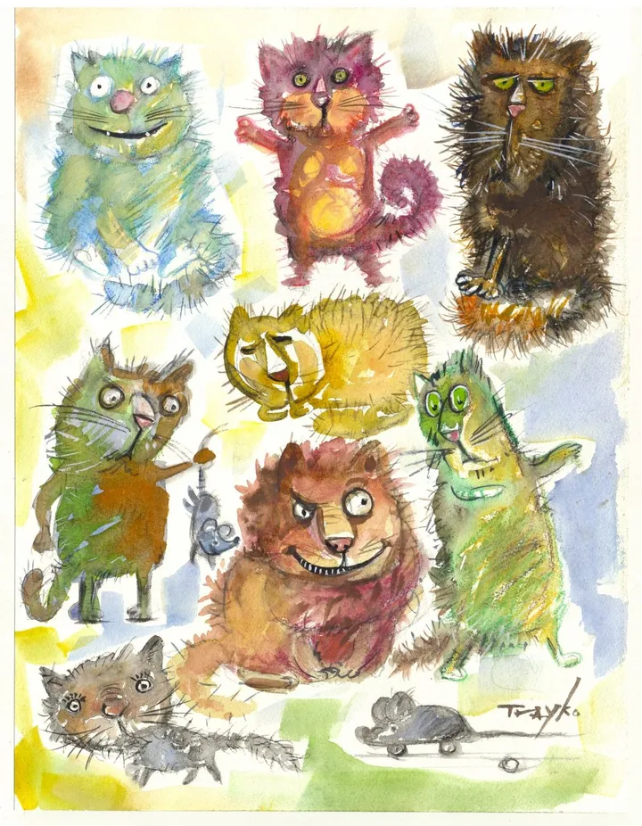 Cats, œuvre de Trayko Popov