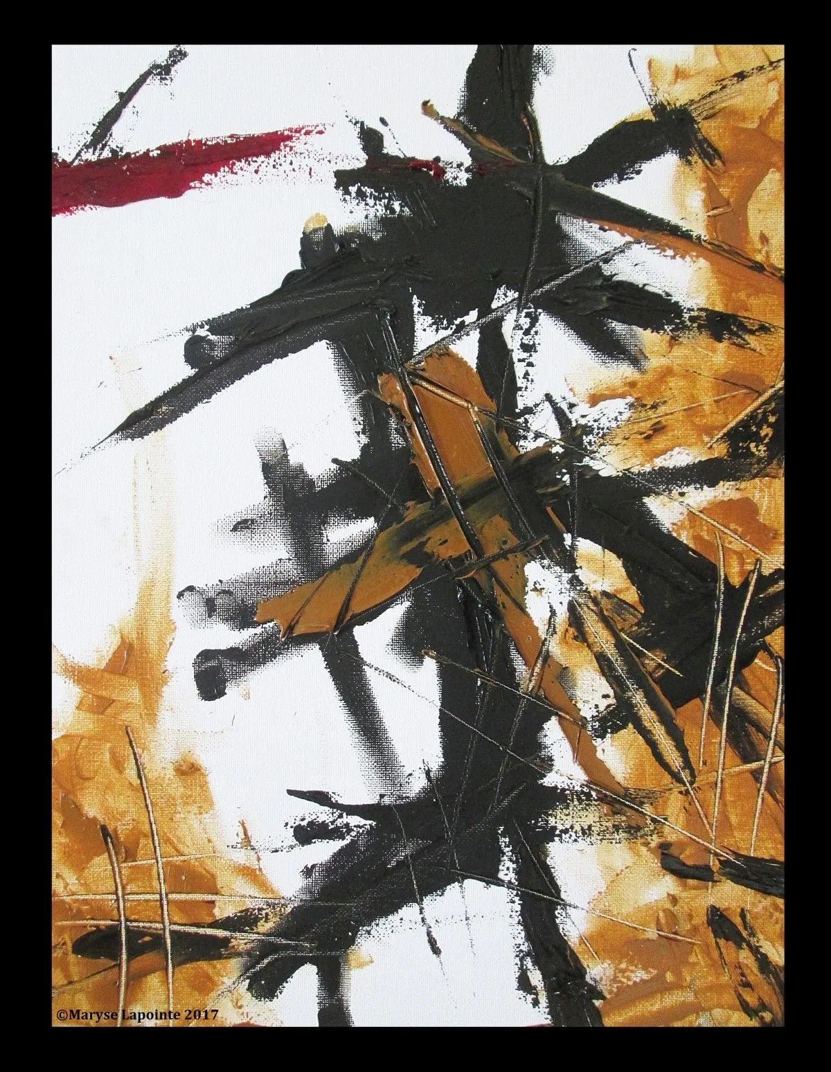Broken Arabesques 1, artwork by Maryse Lapointe