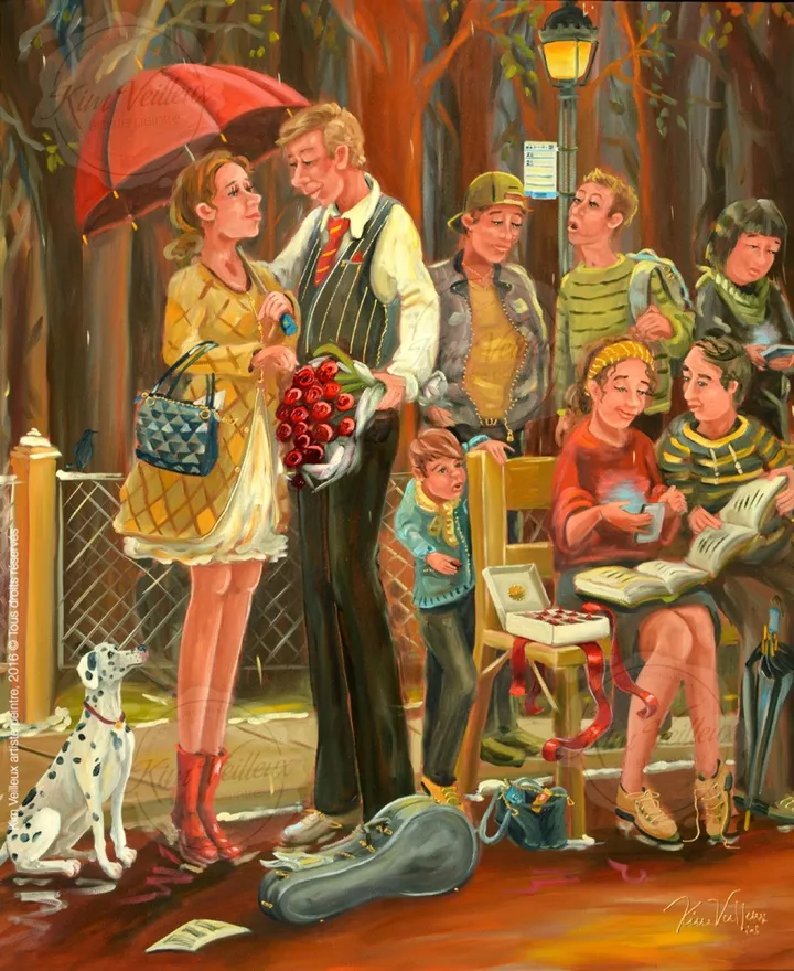 «La boîte de chocolats», œuvre de Kim Veilleux