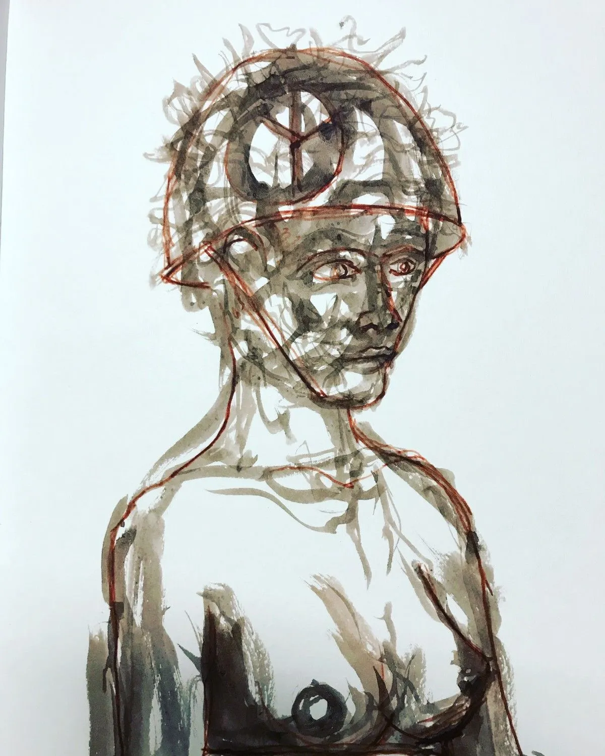 peace soldier, artwork by Fausto Cantu