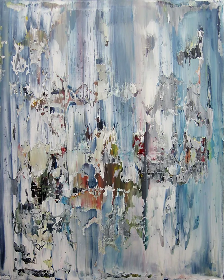 Abstract Blue 1, œuvre de Rose Marie Abstracts