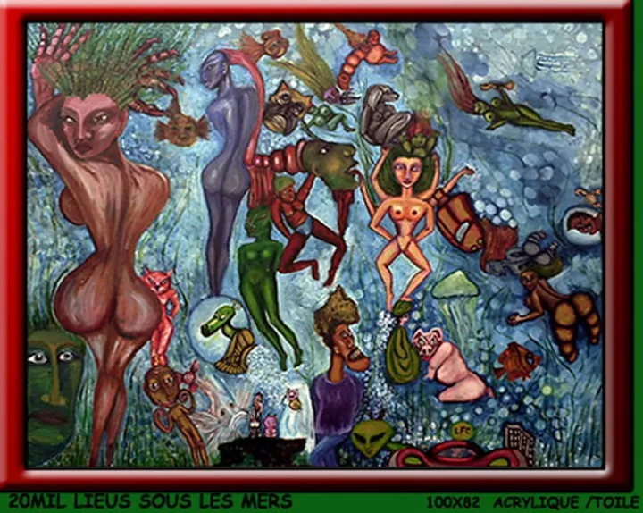 20 MILLES LIEU SOUS LA MER, artwork by RODOLPHE RASE