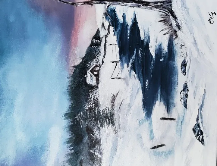 Hiver canadien, artwork by Alexandra Guillon