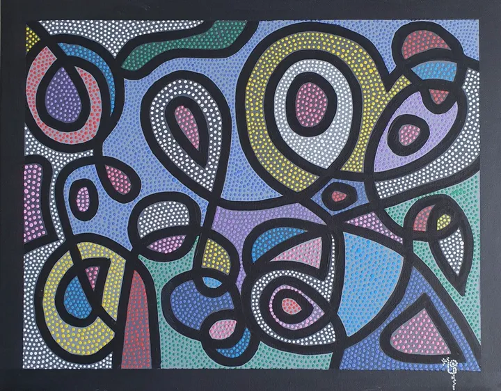 Dot dot, artwork by Malisu Art