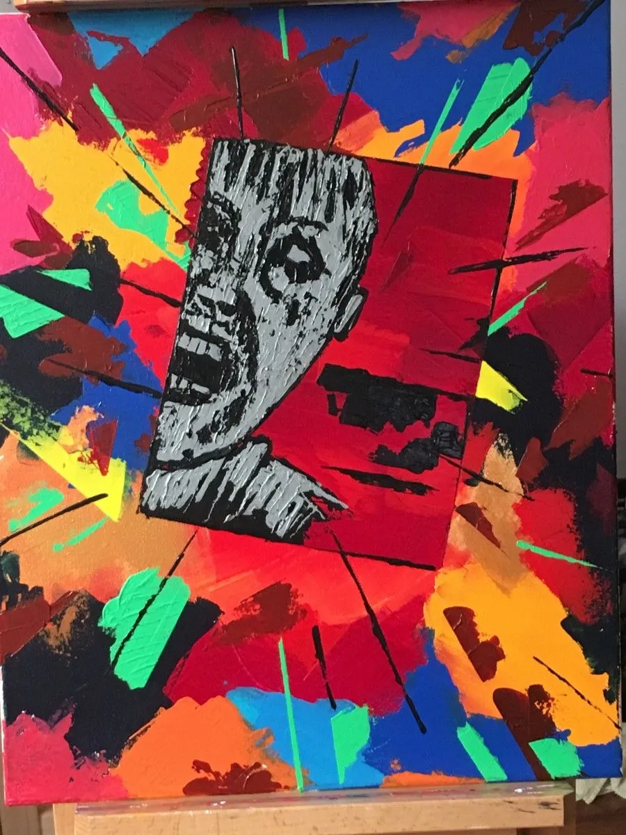 Le cri du fond, artwork by Jean Pierre II Bessette