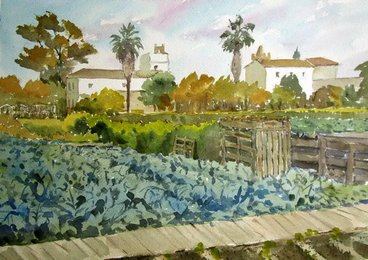 HUERTOS EN EL PARQUE 2, œuvre de Tito Llorente