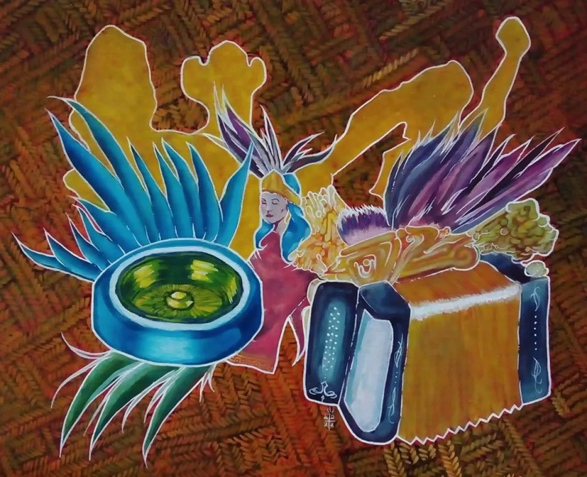 Alegoria Mexicana no. 1, œuvre de Chaztecka Herrera