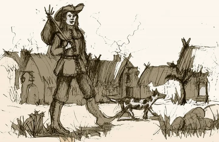 La parabole du fou - Story of the mad, œuvre de Jean Bessat