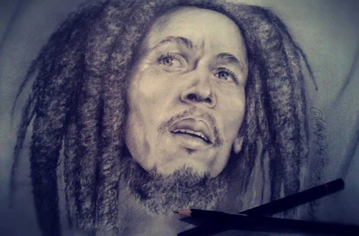 Bob Marley, œuvre de Aida Bekirova