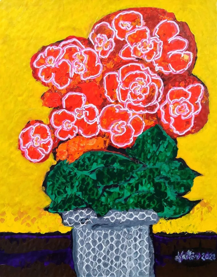 BegoniA, artwork by Alain HALTER