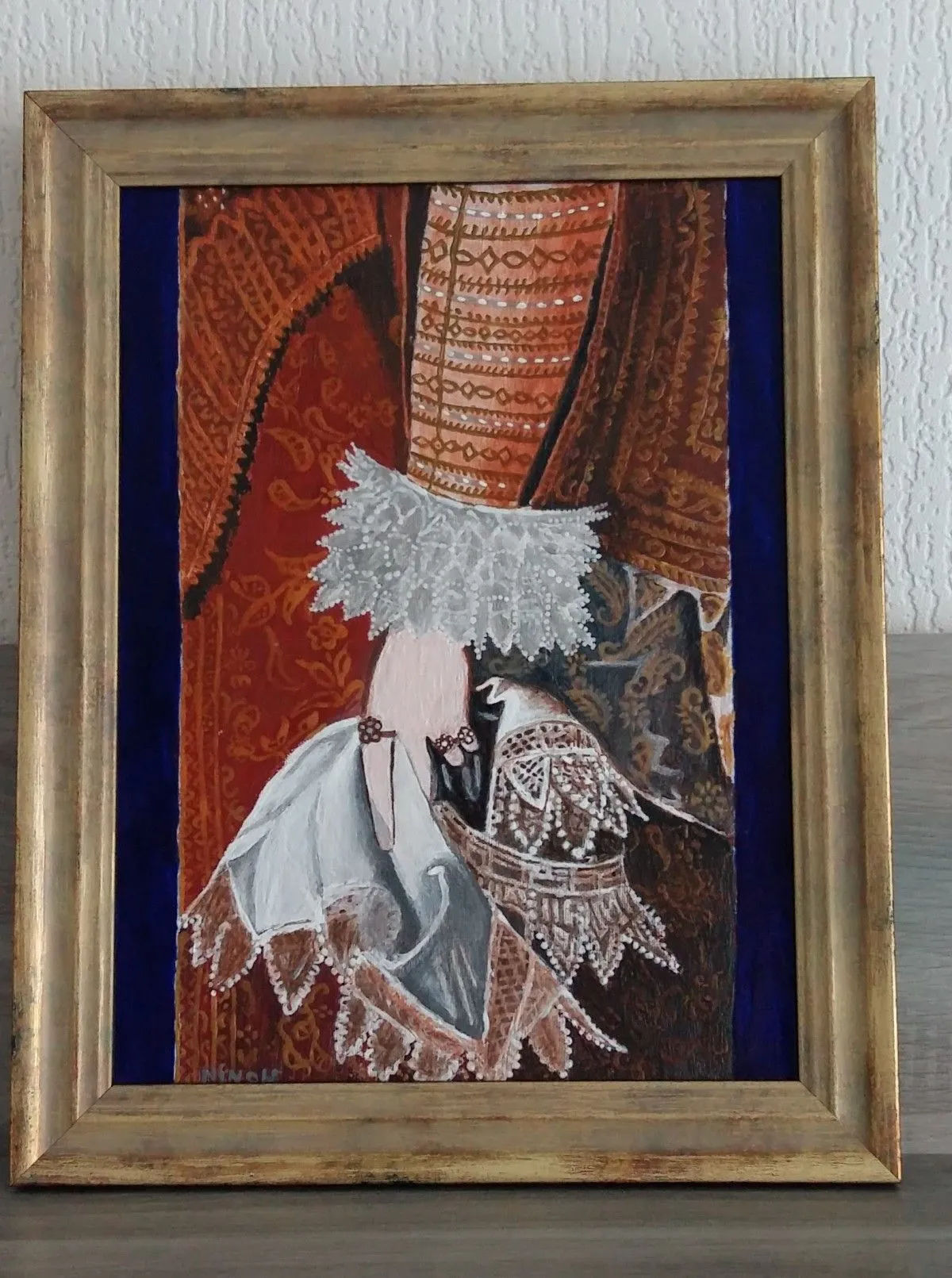 N° 9   Main royale au mouchoir, œuvre de Jean-Michel FRAMERY