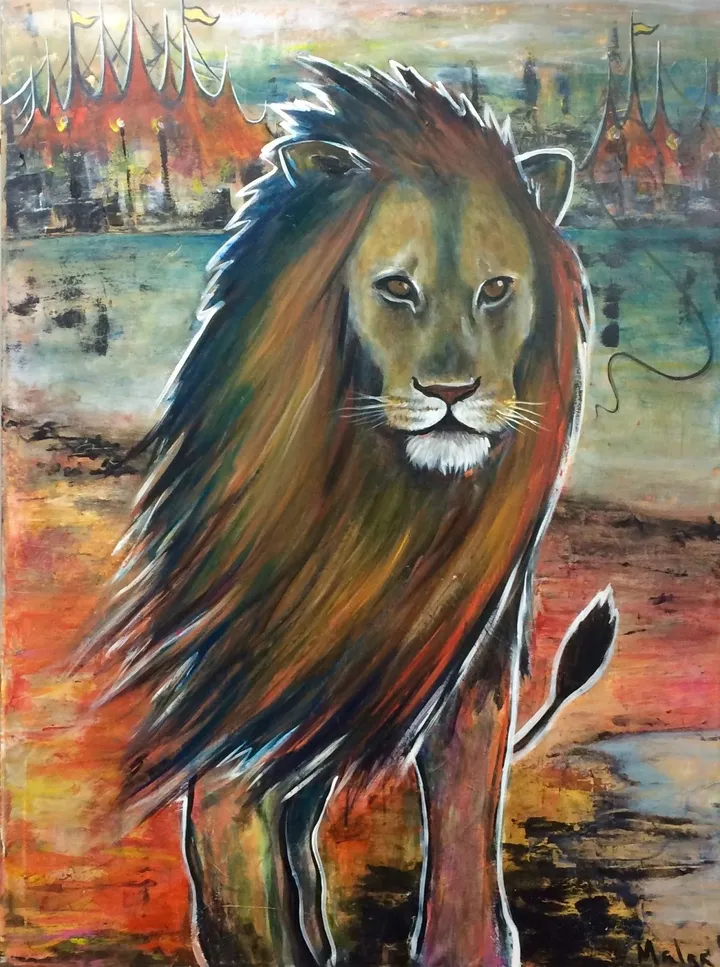 Indomptable, œuvre de Malga Art