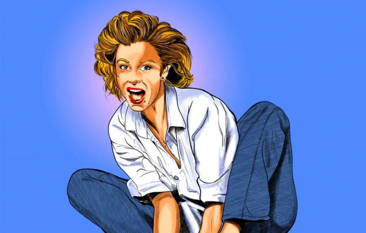 Femme accroupie, artwork by Farid Mahiedine